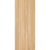 Premium Double Sliding Door & Wall Track - Montreal Oak Flush Internal Door - Prefinished