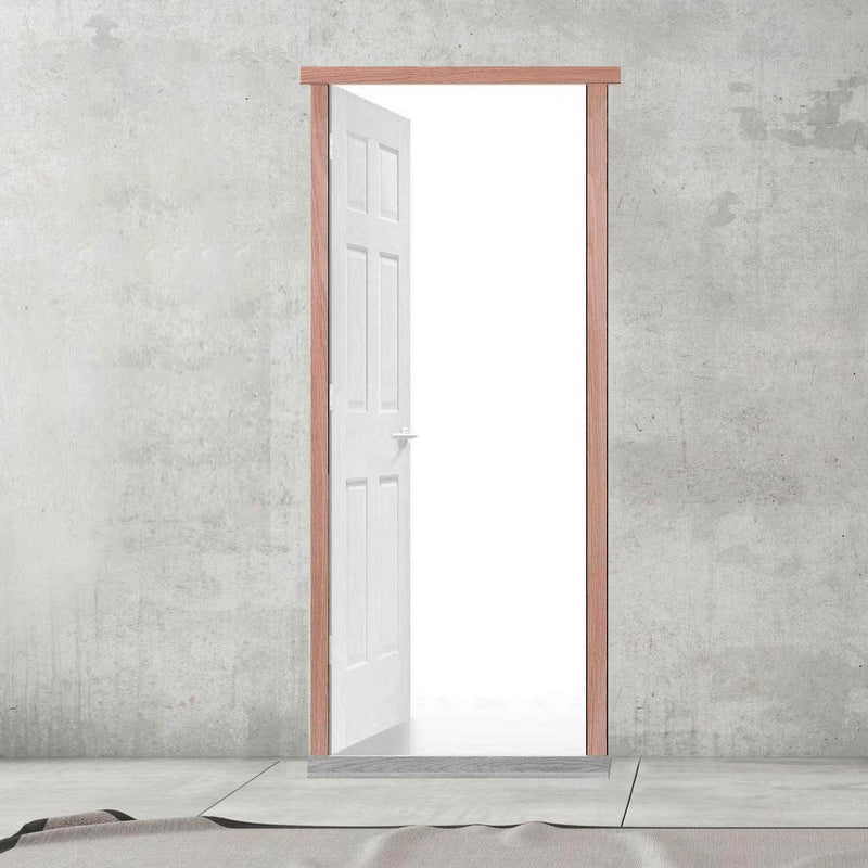 Universal Single 60 Minute Fire Rated Door Frame - Unfinished Hardwood Veneer - Suits FD60 Fire Rated Doors