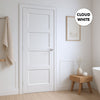 UK Made to Measure - Ashford  4 Panel  Interior Door - Premium Primed - 7 Colour Options