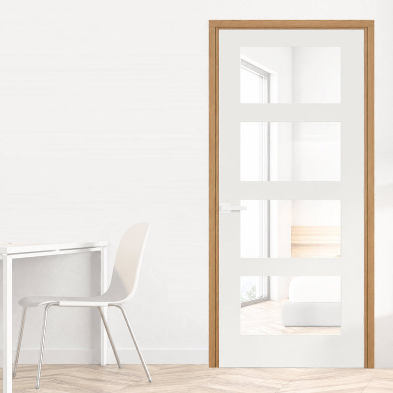 Made to Size Single Interior Prefinished Oak Veneered Frame