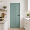 Malmo 4 Panel Solid Wood Internal Door UK Made DD6401 - Eco-Urban - Colour Options