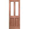 Malton External 2L Hardwood Front Door - Clear Double Glazing - Colour Options