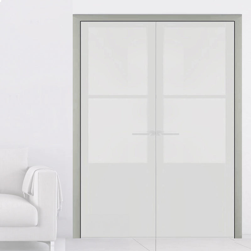 Thruframe Handmade Eco-Urban® Interior Double  Door Lining Frames - Premium Primed - Six Finishes