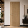 Melbourne Oak Flush Internal Internal Door - Prefinished