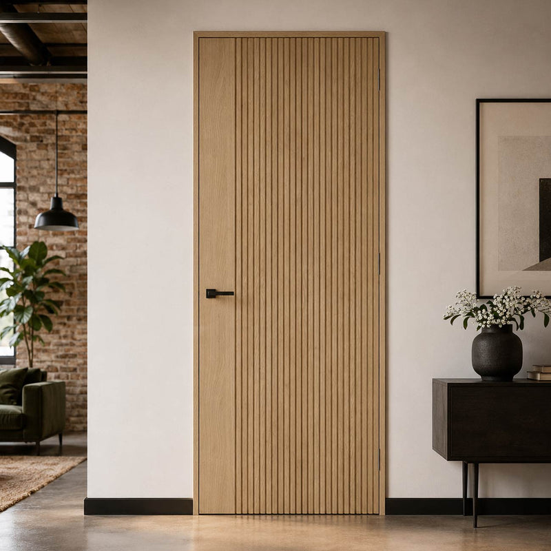 Melbourne Oak Flush Internal Internal Door - Prefinished