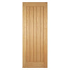 Mexicano Oak Internal Door - Vertical Lining - Prefinished