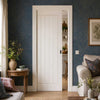 Mexicano Single Evokit Pocket Door - White Primed