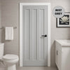 UK Made to Measure - Langley Panel Interior Door - Premium Primed - 7 Colour Options