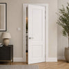 Moulded Berlin 2 Panel White Internal Door - Prefinished