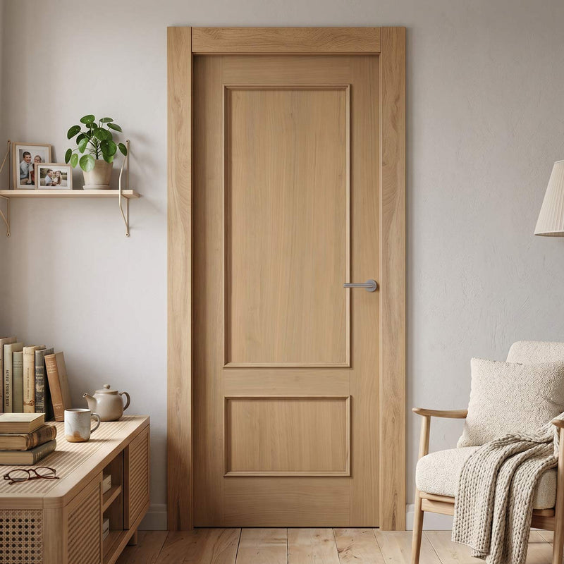 Murcia Oak Panel Internal Door - Prefinished