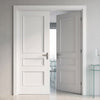 Toledo White Primed Panel Internal Door Pair