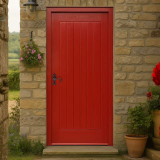 Image: Norfolk External Oak Front Door - Colour Options