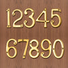 Brass Numerals - 76mm in Size