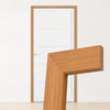 Made to Size Single Interior Prefinished Oak Veneered Frame and Simple Architrave Set