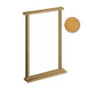 Cottage 6 Pane Oak Double Door and Frame Set - Clear Double Glazing
