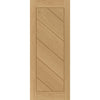 Top Mounted Black Sliding Track & Torino Oak Double Door - Prefinished