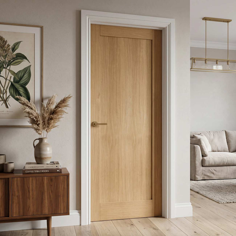 J B Kind Oak Shaker Etna Internal Door