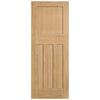 Friendly Value - 1930's Oak Shaker Internal Door - Unfinished
