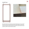 Made to Measure Exterior Full Pane Front Door - 45mm Thick - Seven Colour Options - Double Glazing