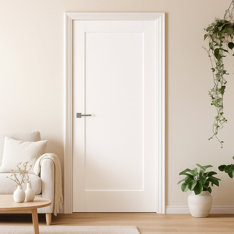 Pattern 10 Style Panel Internal Door - White Primed