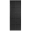 Top Mounted Black Sliding Track & Door - Industrial Plaza Black Internal Door - Prefinished