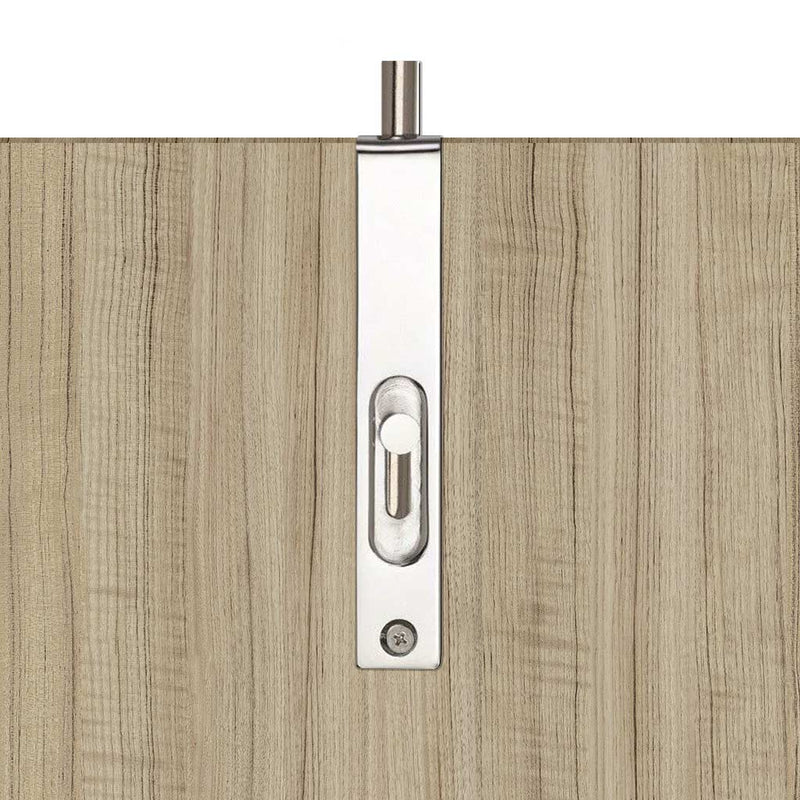 Edison Flush Bolt Polished Chrome Plated - 16x101mm