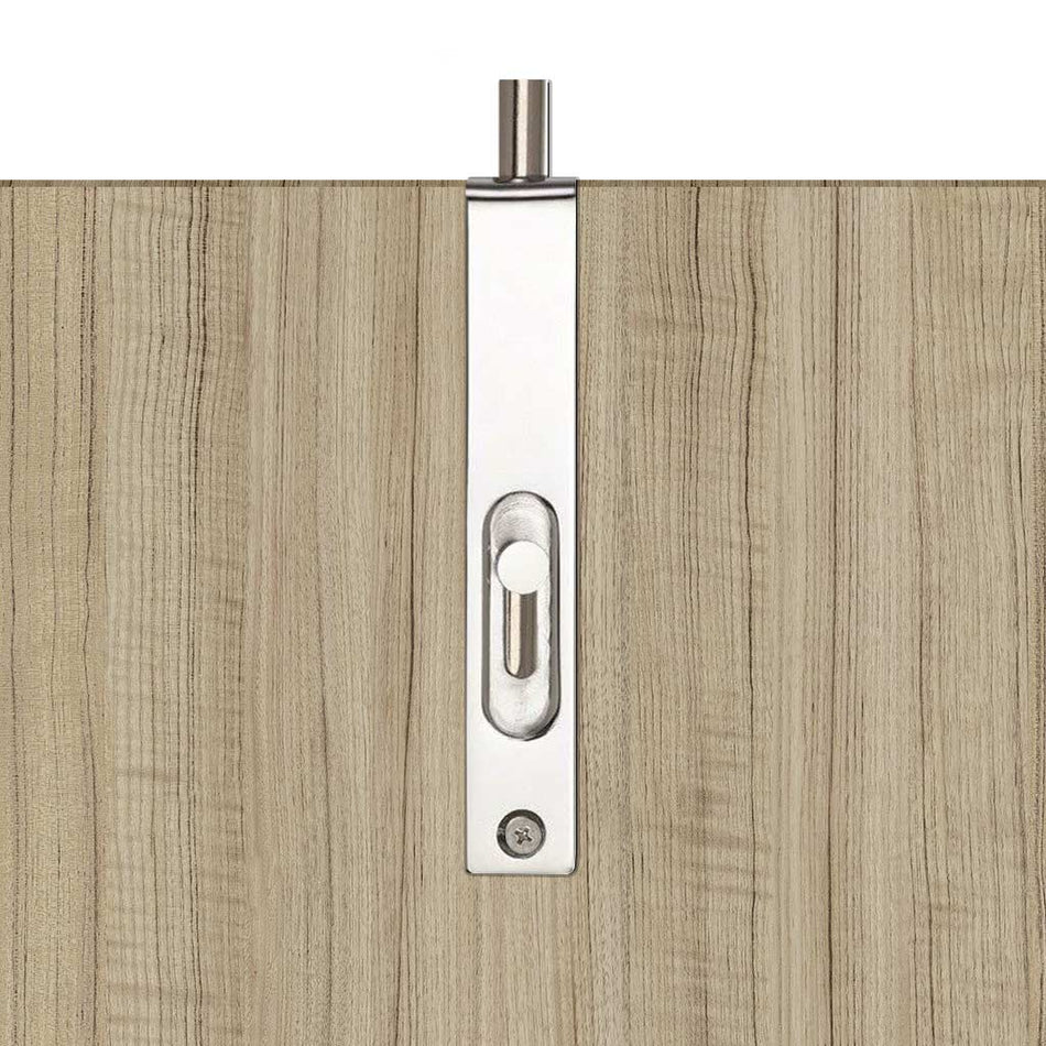 Edison Flush Bolt Polished Chrome Plated - 16x101mm
