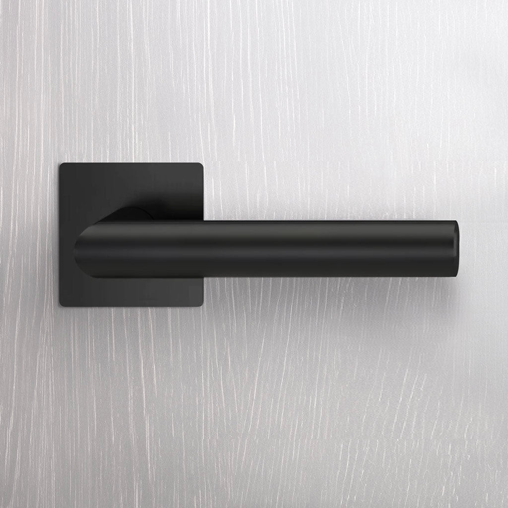 Orlando Door Lever Handle - Matt Black