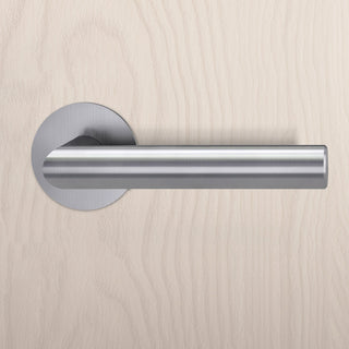 Image: Monroe Door Lever Handle - Satin Stainless Steel