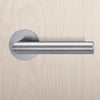 Monroe Door Lever Handle - Satin Stainless Steel