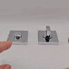 Quantum Bathroom Square Thumb Turn - Polished Chrome