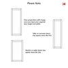 Baltimore 1 Panel Solid Wood Internal Door UK Made DD6301 - Eco-Urban - Colour Options