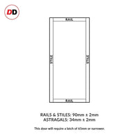Eco-urban rails & stiles sizes diagram