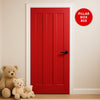 UK Made to Measure - Langley Panel Interior Door - Premium Primed - 7 Colour Options