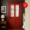 UK Made to Measure - Millgate Victorian 2L Interior Door - Clear Glass - Premium Primed - 7 Colour Options