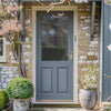 2XG Exterior Hardwood Door - Reeded Toughened Double Glazing