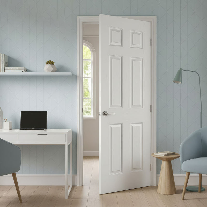 Regency Textured Moulded - White Primed - 1/2 Hour Fire Rated