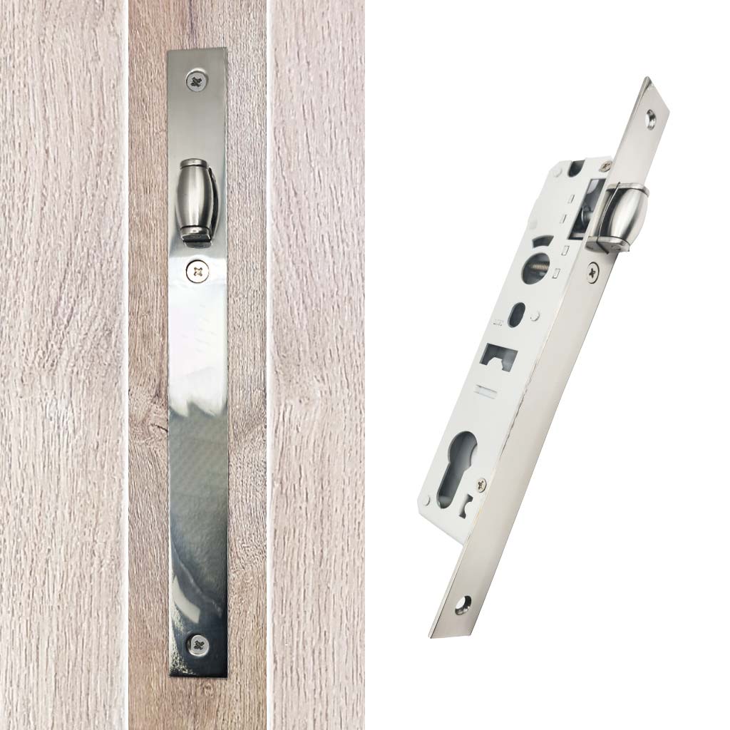 Slim Roller Latch - Polished Stainless Steel