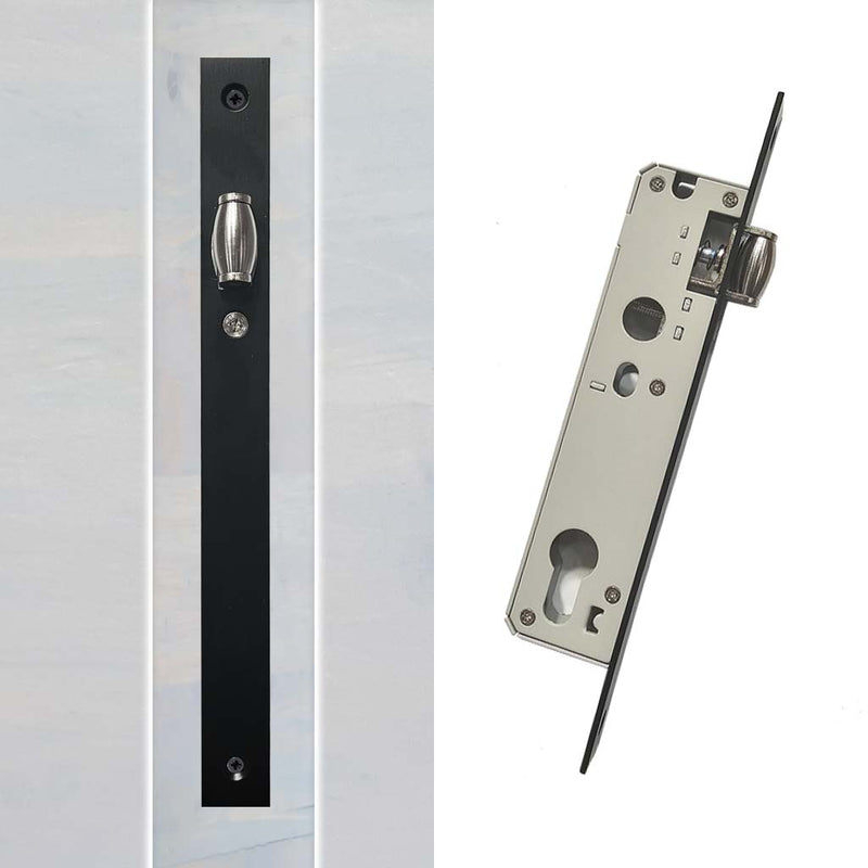 Slim Roller Latch - Matt Black