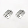 One Pair of Cratus Exterior Satin Stainless Steel Radius Cornered Ball Bearing Hinges - 102x75x3mm