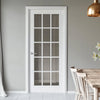 SA 15 Pane Internal Door - Clear Glass - White Primed
