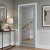 Metropolitan 7 Pane Solid Wood Internal Door UK Made DD6405G Clear Glass - Eco-Urban - Colour Options