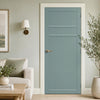 Orkney 3 Panel Solid Wood Internal Door UK Made DD6403 - Eco-Urban - Colour Options