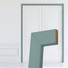 Made to Size Thruframe Interior Sage Sky Primed Door Lining Frame and Simple Architrave Set - Suits Double Fire Doors