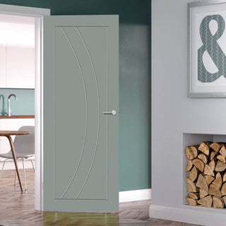 Image: Prefinished Salerno Flush Fire Door - Choose Your Colour