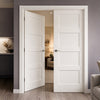 Coventry White Primed Shaker Internal Door Pair