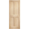 Friendly Value - Victorian 4 Panel Oak Shaker Internal Door - Unfinished
