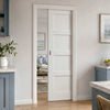 Shaker 4P Single Evokit Pocket Door - White Primed