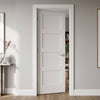 Shaker 4P Internal Door - White Primed