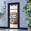 Shoreditch Black Internal Door - Prefinished - Clear Glass - Urban Collection